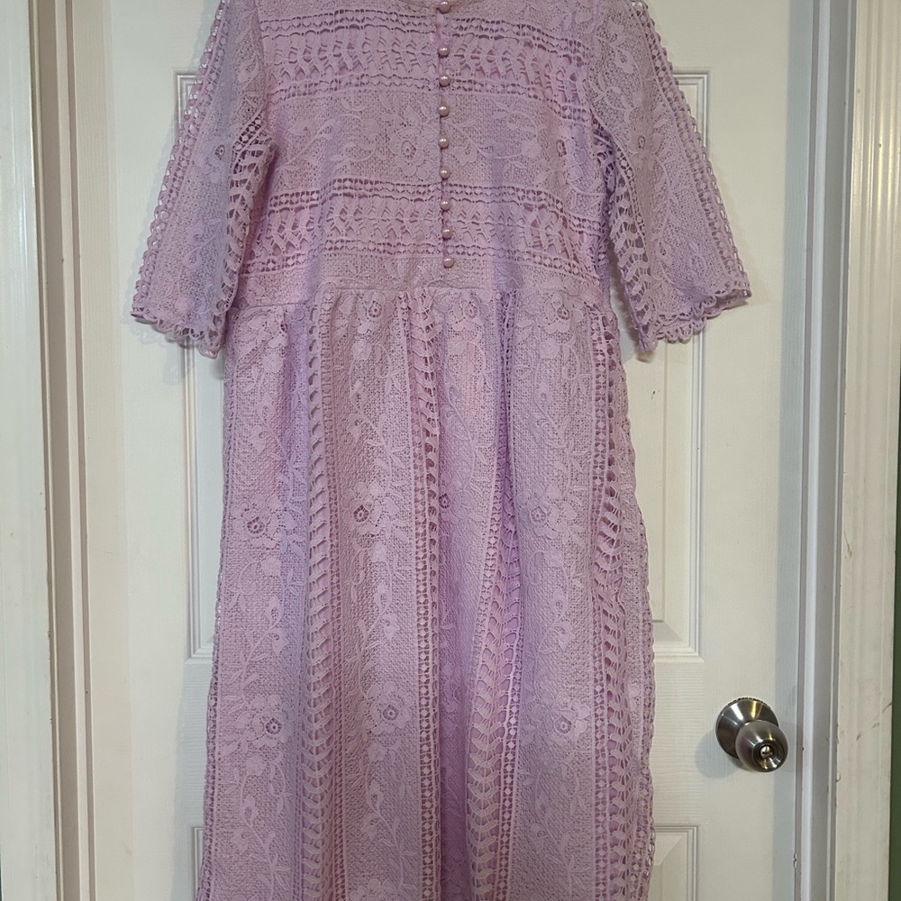 Orange Creek Lavender Lace Dress